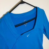Nike Women's 3/4 Quarter Sleeve Dri Fit Active Top - Size S - Pre-owned - BNGWBP
