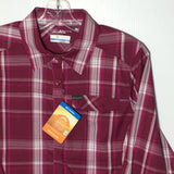 Columbia Womens UPF Plaid Button Up - Medium - Pre-owned - DTDJF2