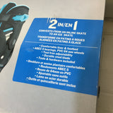 Pacific Outdoors 2in1 Adjustable Switcher Skate/Rollerblades - Size Y8-11 - Pre-owned - EZC7U6