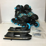 Pacific Outdoors 2in1 Adjustable Switcher Skate/Rollerblades - Size Y8-11 - Pre-owned - EZC7U6