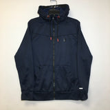 Spyder Mens Hooded Full Zip Fleece Jacket - Size Small - Pre-Owned - HJXZQA