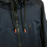 Spyder Mens Hooded Full Zip Fleece Jacket - Size Small - Pre-Owned - HJXZQA