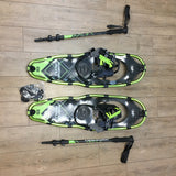 Mountain Profile Snowshoes and pole set - Size 10" - Pre-Owned - QTAU98