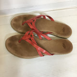 Ugg Womens Leather Flip-Flops - Size 8 US - Pre-Owned - X8AU6U