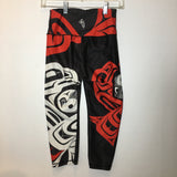 NoMiNoU Womens Indigenous Art Active Leggings - Size XXS - Pre-owned - YY9HKC