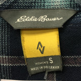 Eddie Bauer Womens Long Sleeve Button Up Flannel Shirt - Size Small - Pre-Owned - 16ND3X