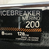 Icebreaker Kids Merino Wool Baselayer Pants - Size 8 YRS - Pre-Owned - 2CXPF6