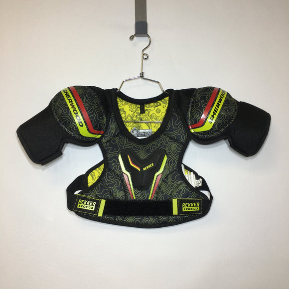 Sherwood Youth Rekker Legend Hockey Shoulder Pads - Size Yth L - Pre-owned - 2NF636