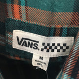 Vans Women Plaid Button Up - Size Medium - Pre-Owned - 31FKSN