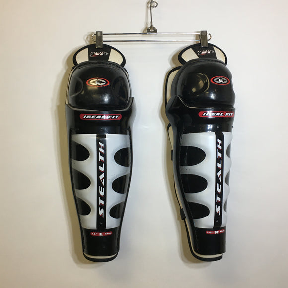 Easton Hockey Shin Guards - Size 16inc - Pre-Owned - 37ZBLW