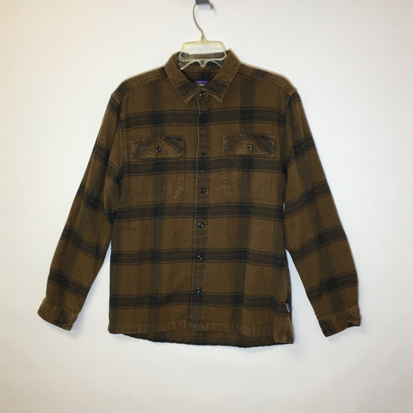 Patagonia Mens Flannel Shirt - Size Medium - Pre-Owned - 4WBUTG