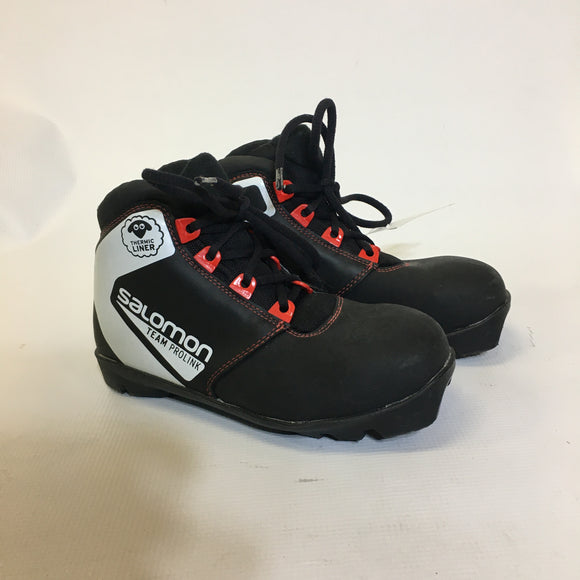 Salomon Youth Nordic Ski Boots - Size: 2 - Pre - Owned - 59NTHY