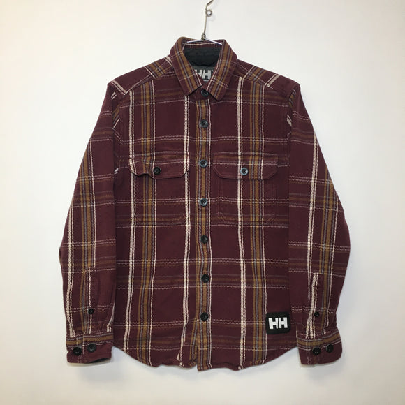 Helly Hansen Womens Heavyweight Button Up LS Flannel Shirt - Size Small - Pre-Owned - 5AV76K