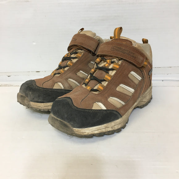 Mountain Warehouse Kids IsoDry Waterproof Hiking Boots - Size 1 - Pre-Owned - 5Z8F8F