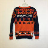 NFL Team Apparel Women's Broncos Christmas Sweater - Size Small - Pre-Owned - 76DZEZ