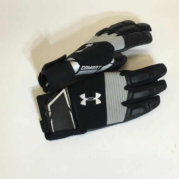 Under Armour Combat Football Gloves - Size: Medium - Pre - Owned - 8769SJ