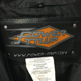 Power Trip Men's Nylon/Leather Armoured Motorcycle Jacket - Size XL - Pre-Owned - 8VAB11