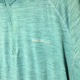 Eddie Bauer Resolution Men's 1/4 Zip Long-Sleeve Shirt - Size L - Pre-Owned - 9F5YPT