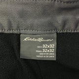 Eddie Bauer Mens Lined Hiking Pants - Size 32x32 - Pre-Owned - A571KX