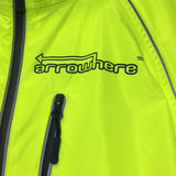 Arrowhere Mens Hi-Vis Waterproof Cycling Jacket - Size XL - Pre-Owned - A62ZFK