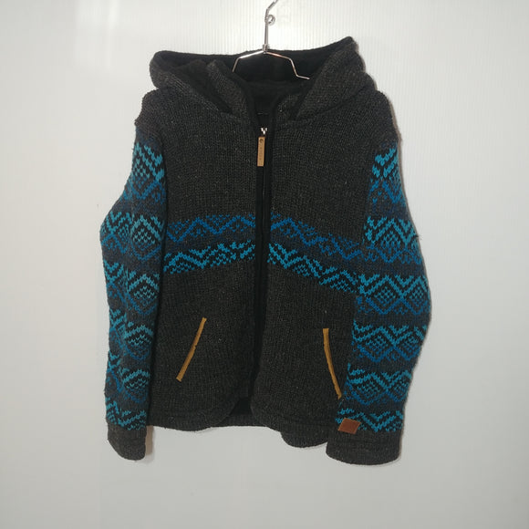 Kyber Women's Wool Knit Full-Zip Hoodie -  Size Small - Pre-owned - AHSQZ1