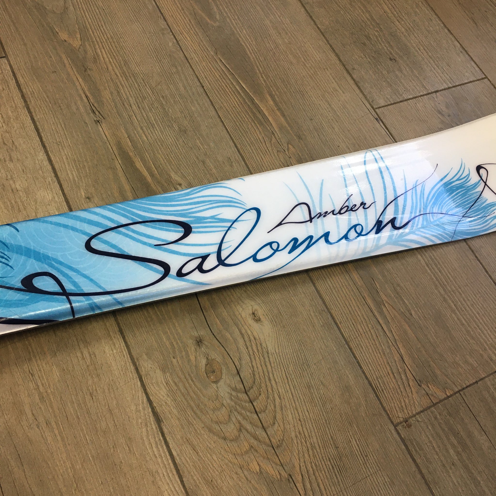 salomon amber skis Salomon Origins Adult Amber Downhill Skis - 146cm - Pre-owned