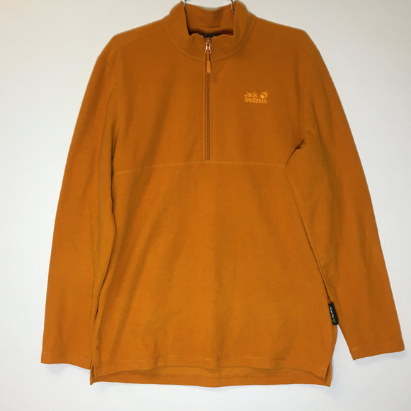 Jack Wolfskin Mens Half-Zip Fleece Midlayer - Large - Pre-owned - AN5RE5