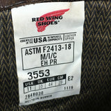 Red Wing Men's Steel Toe Work Boots - Size US 11 - Pre-Owned - B69W4Z