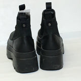 UGG Womens Marina Waterproof Leather Platform Boots - Size 9 - Pre-Owned - BU4ZKR