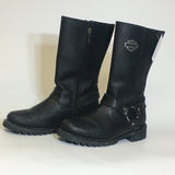Harley Davidson Women's Lily Leather Riding Boots - Size 8.5 - Pre-owned - CJSB8B