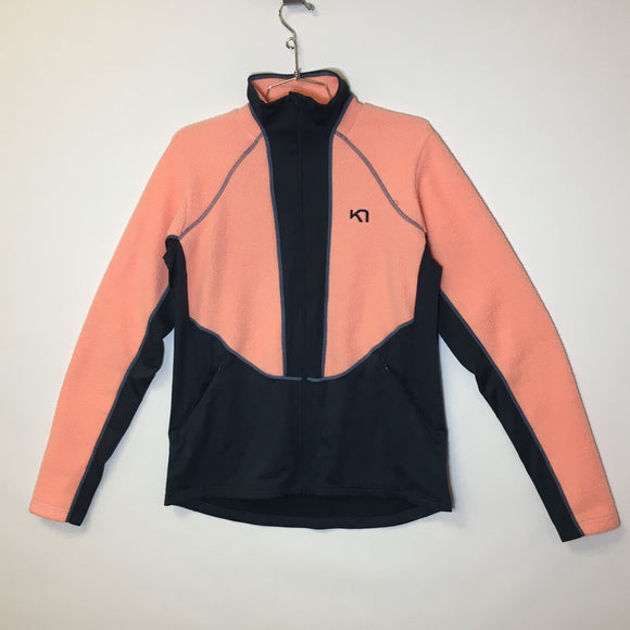 Kari Traa Woman's Fleece Full Zip Sweater - Size M - Pre-Owned - E3844L