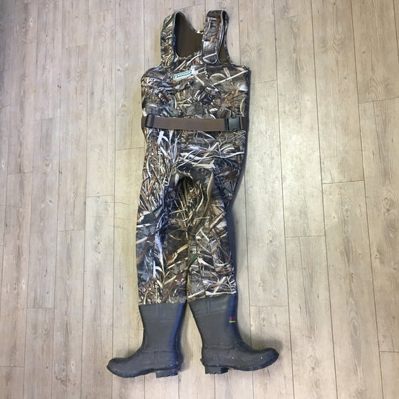 Woods Realtree Max5 Neoprene Bootfoot Chest Waders - Size 10 - Pre-owned - E3KP5J