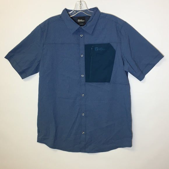 Jack Wolfskin Men Button Up Shirt - Size Medium - Pre-Owned - With Tags Attached - EH9WA2