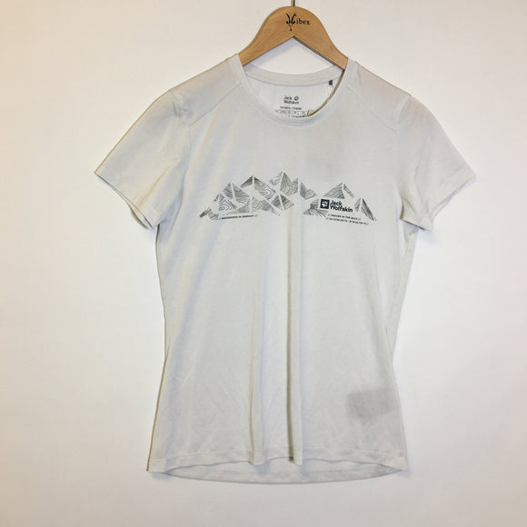 Jack Wolfskin Women's Crosstrail Graphic T-Shirt - Size S - Pre-Owned - With Original Tags - F985W5