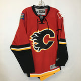 Reebok Premier Calgary Flames "Home" Jersey - Size: Large - Pre-Owned - GAVU4R