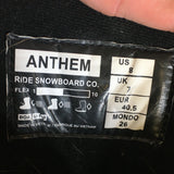 Ride Boa Mens Snowboard Boots - US Size 8 - Pre-owned - HBT44K