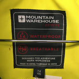 Mountain Warehouse Kid's Waterproof Extreme Ski Jacket - Size 7-8 - Pre-owned - HDGNSX