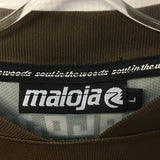 Maloja Adult V-Neck Long Sleeve Jersey - Size Large - Pre-owned - J6W15H