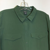 Eddie Bauer Womens Long Sleeve Classic Fit Travel Shirt - Size Medium - Pre-Owned - K4B1LF