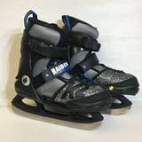 K2 Kids Raider Ice Hockey Skates w/ Guards - Size US 11-2 - Pre-Owned - KLH7BT