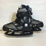 K2 Kids Raider Ice Hockey Skates w/ Guards - Size US 11-2 - Pre-Owned - KLH7BT