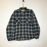 Wrangler Mens Lined Button Up Long Sleeve Flannel Shirt - Size Medium - Pre-Owned - KQAALB