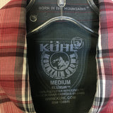 Kuhl Mens Eluxur Button Up Short Sleeve Shirt - Size Medium - KUZLRL