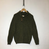Fjallraven Lada Mens Wool Blend Cardigan Sweater - Size Medium - Pre-Owned - L7P175