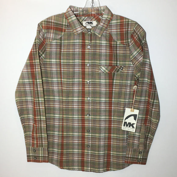 Oxbow Long Sleeve Plaid Shirt - Size Medium - Preowned - M10072