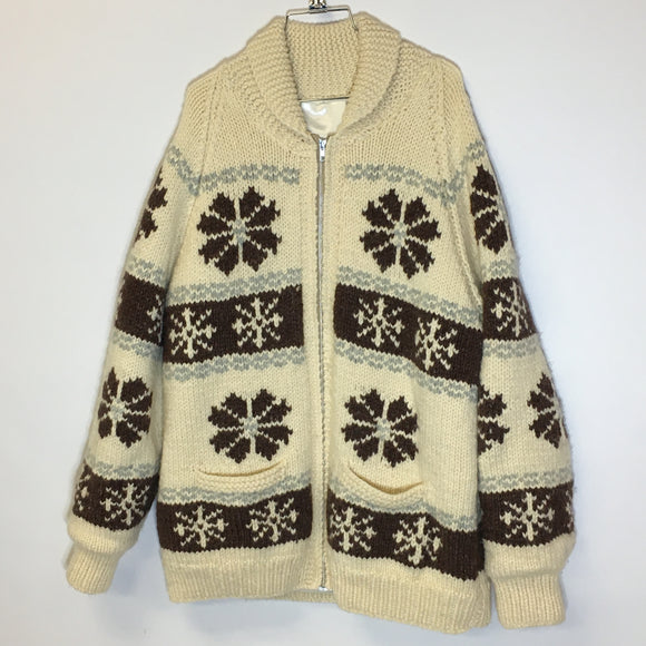 Cowichan Men Wool Jacket - Size: L-XL - Pre-Owned - NFETPF