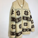 Cowichan Men Wool Jacket - Size: L-XL - Pre-Owned - NFETPF
