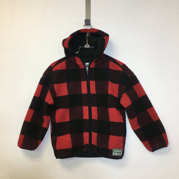 Roots Fleece Jacket - Size Youth Medium - Pre-Owned - PFW9L5