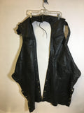 Motorcross Leather Plain Motorcycle Chaps - Size: 3XS - Pre-Owned - PPCPUK
