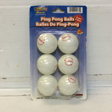 Toyland Table Tennis Balls - Set of 6 - Pre-owned - PQEVL4